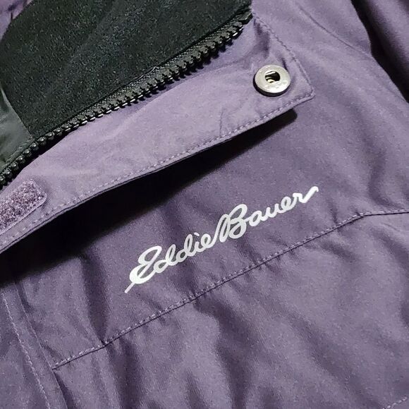 Eddie Bauer Men's Purple Parka 650 Down Filled Puffer Jacket Size Large L NEW - Picture 9 of 16
